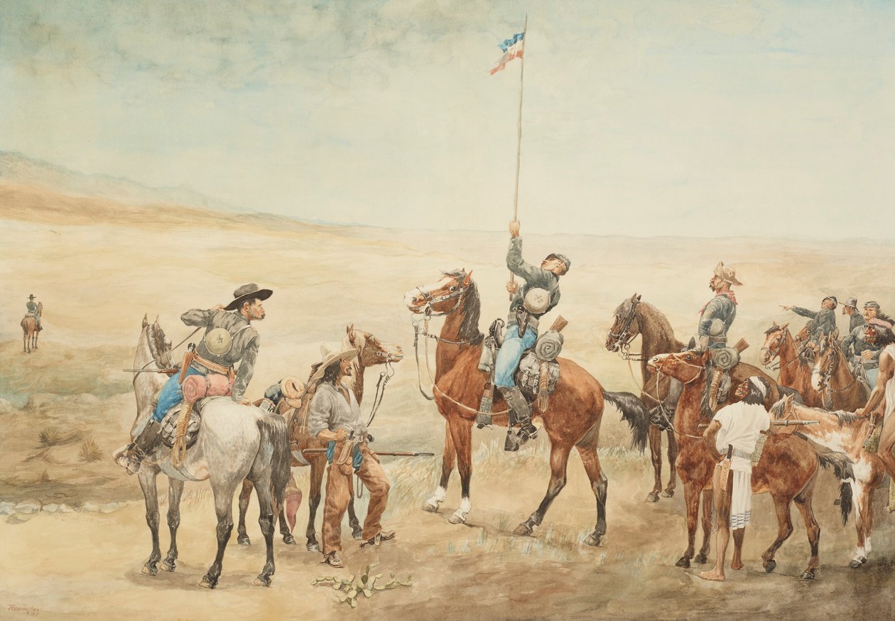 Signalisierung des Hauptkommandos von Frederic Remington