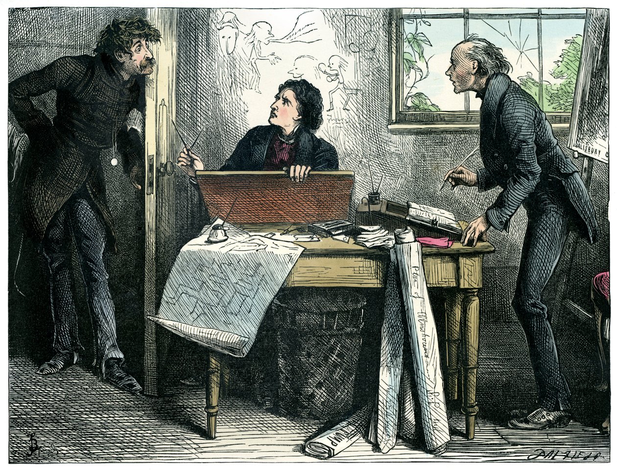 Martin Chuzzlewit von Charles Dickens von Frederick Barnard