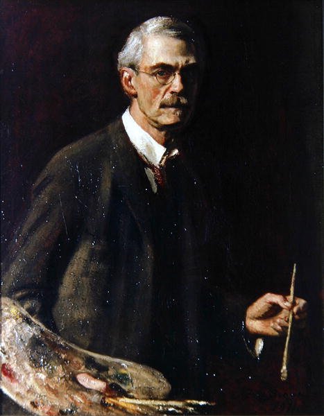 Selbstporträt von Frederick Brown
