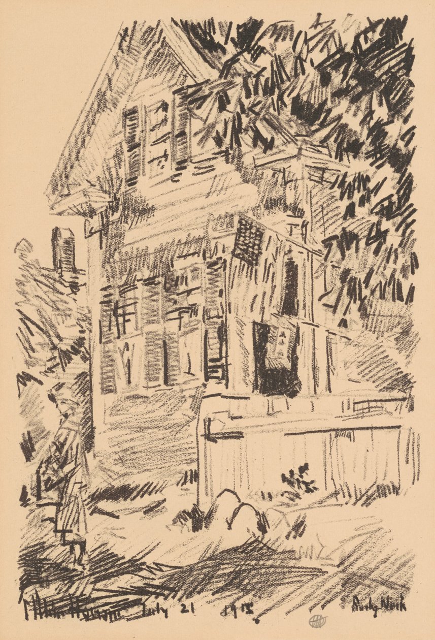 Die Dienstflagge von Frederick Childe Hassam