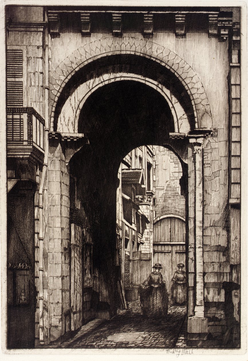 Altes Tor, Nevers von Frederick G. Hall