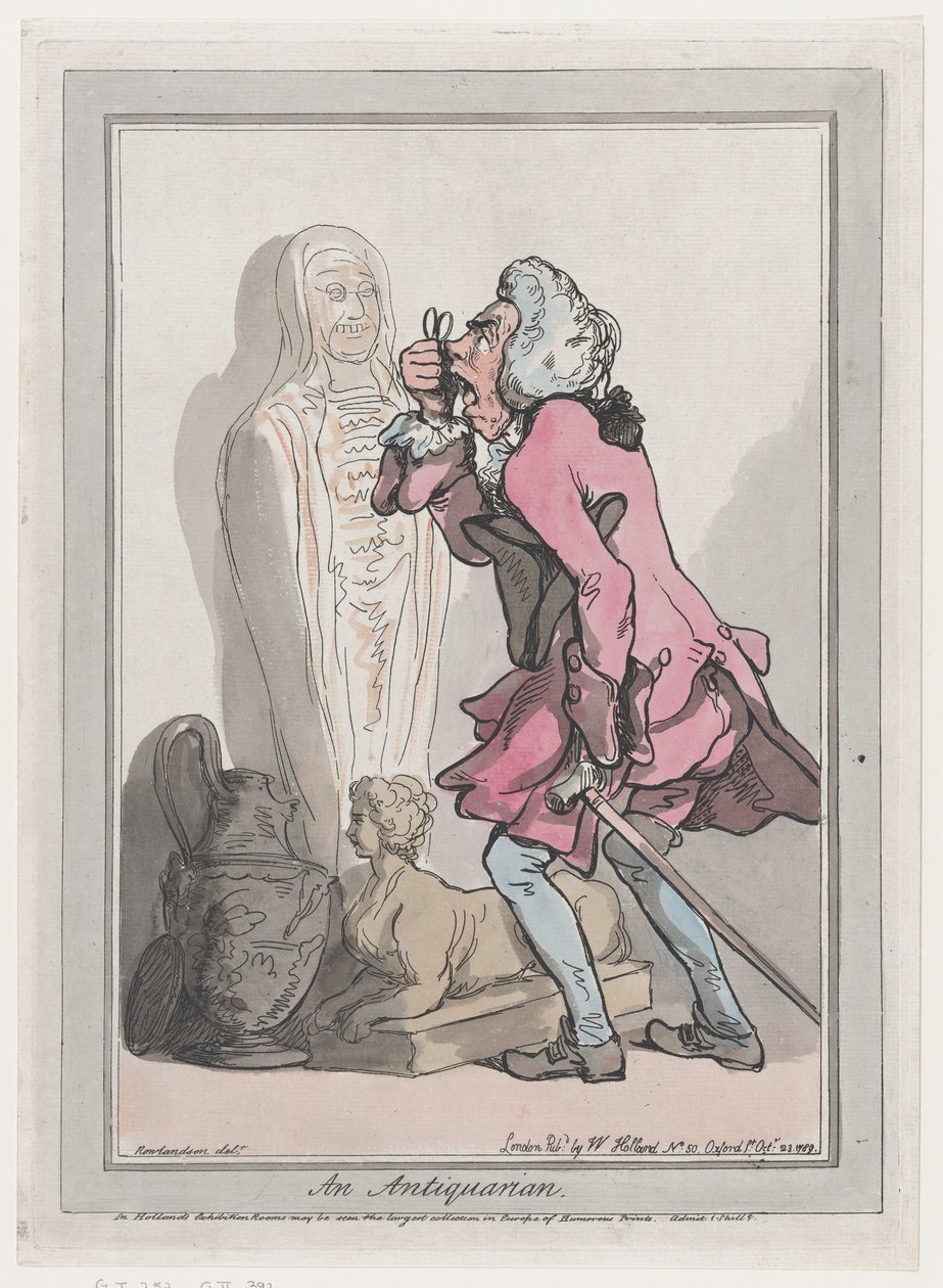 Ein Antiquar, 23. Oktober 1789 von Frederick George Byron