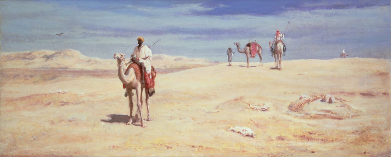 Araber in der Wüste von Frederick Goodall