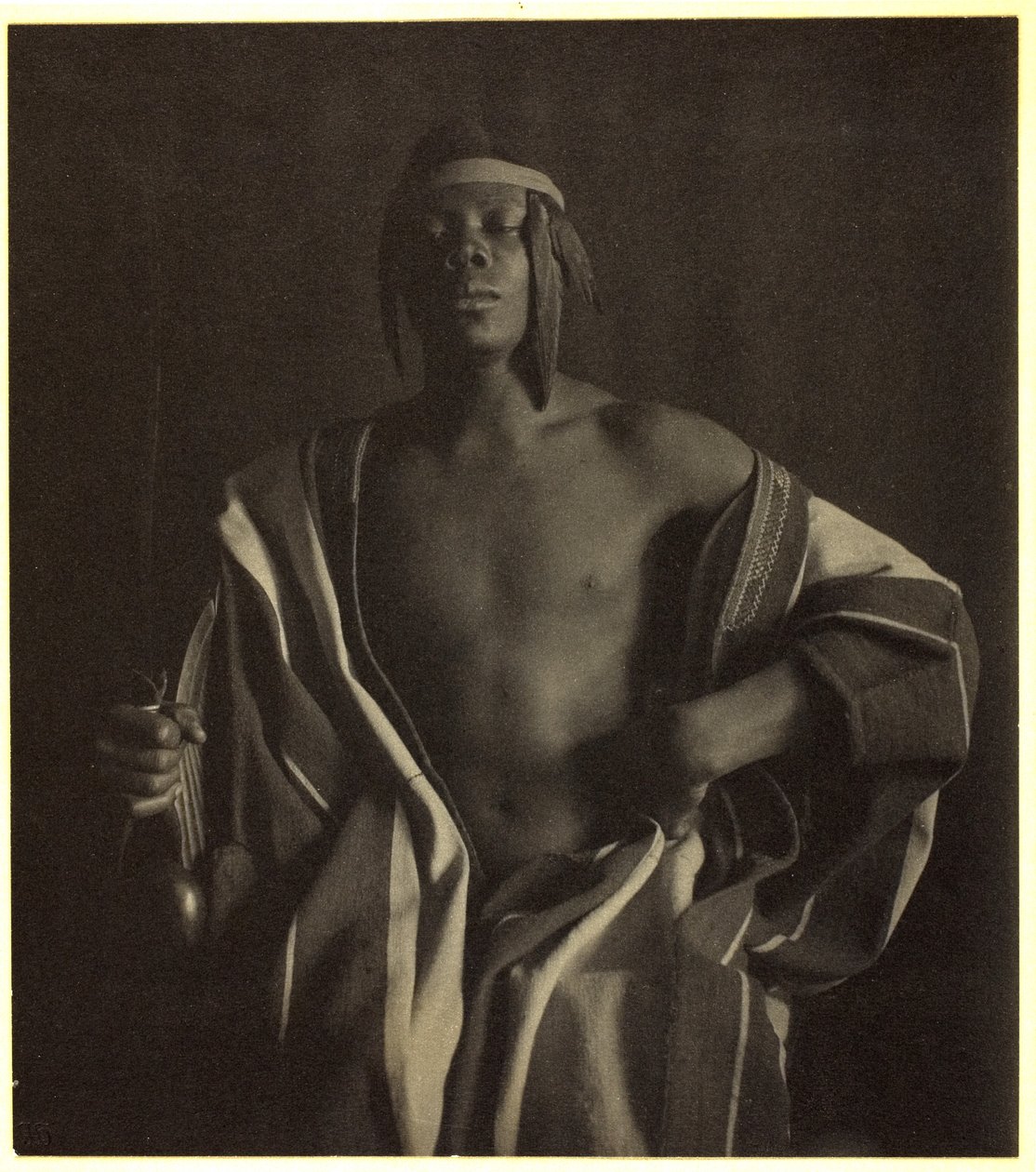 Ein äthiopischer Häuptling, 1897, gedruckt ca. 1902 von Frederick Holland Day