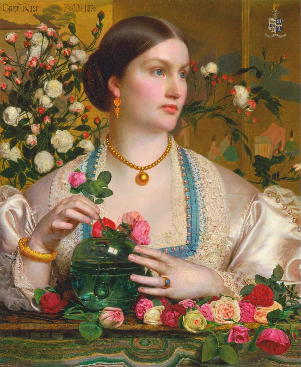 Grace Rose von Frederick Sandys