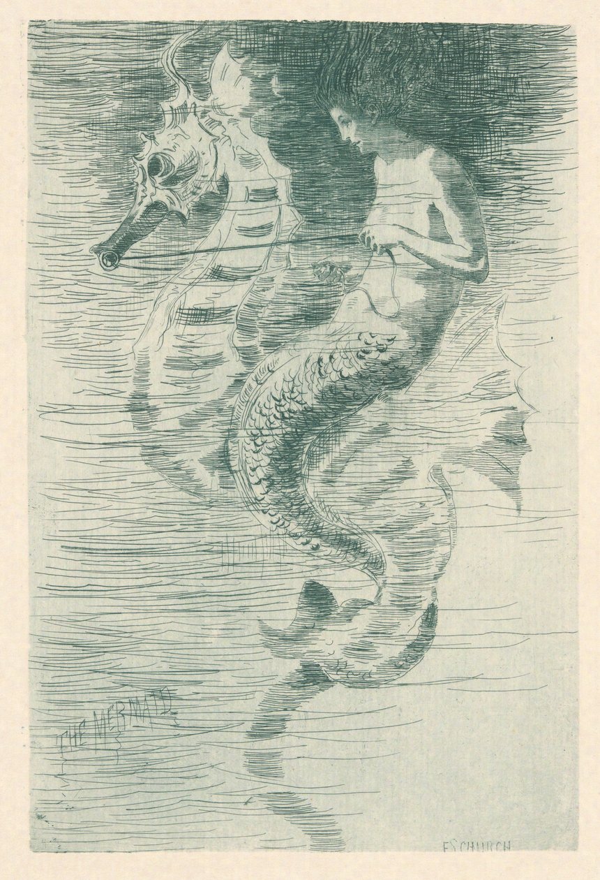 Die Meerjungfrau von Frederick Stuart Church