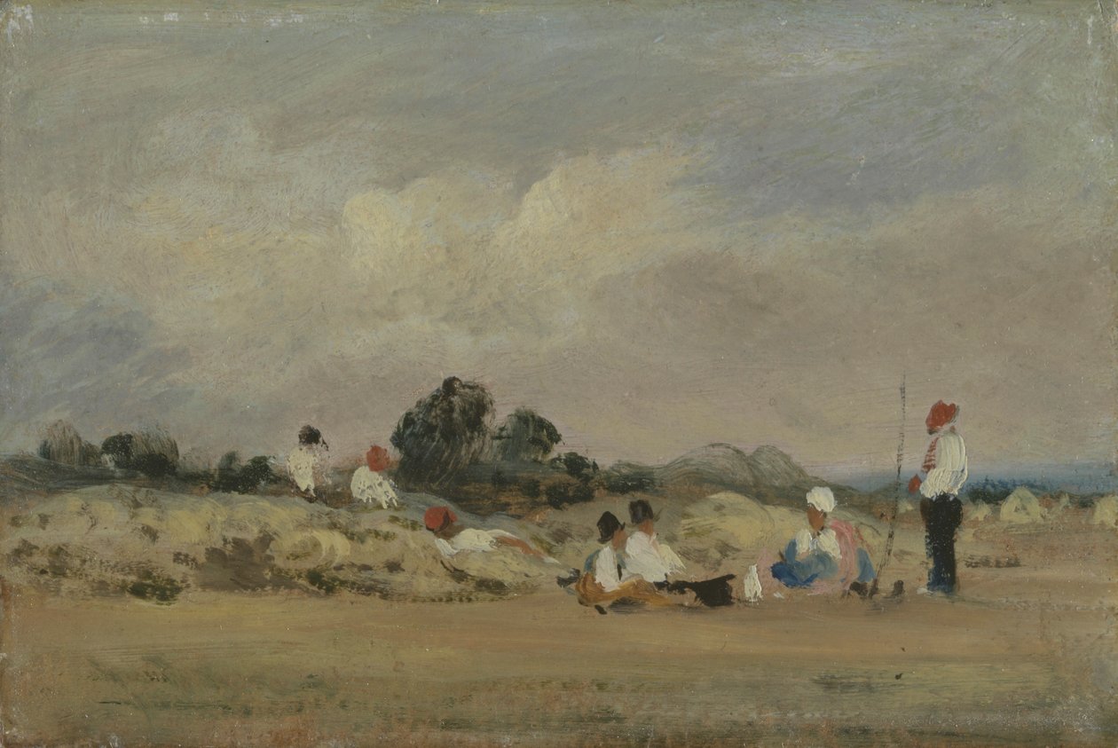 Heuarbeiter ruhen sich aus von Frederick W. Watts
