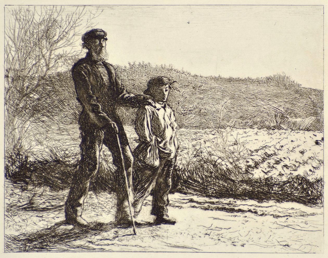 Der Blinde von Frederick Walker