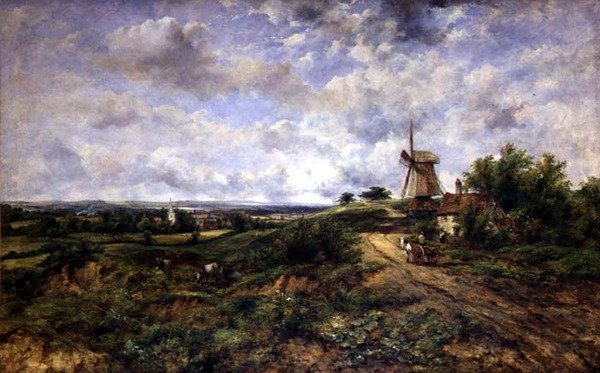 Blick auf Hampstead Heath von Frederick Waters Watts