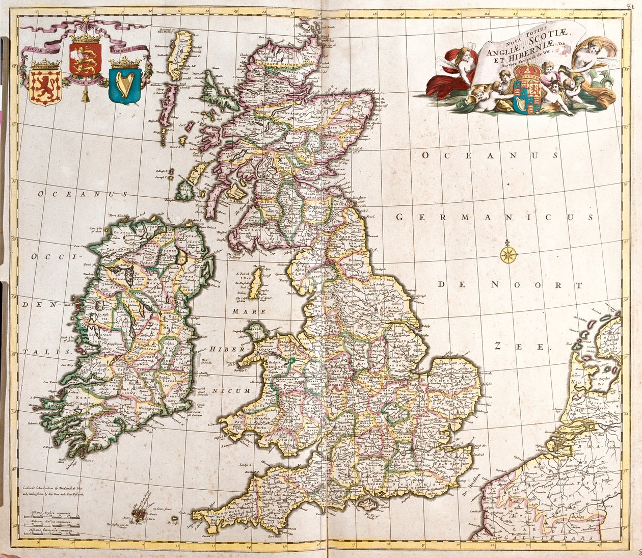 Großbritannien und Irland von Frederick de Wit