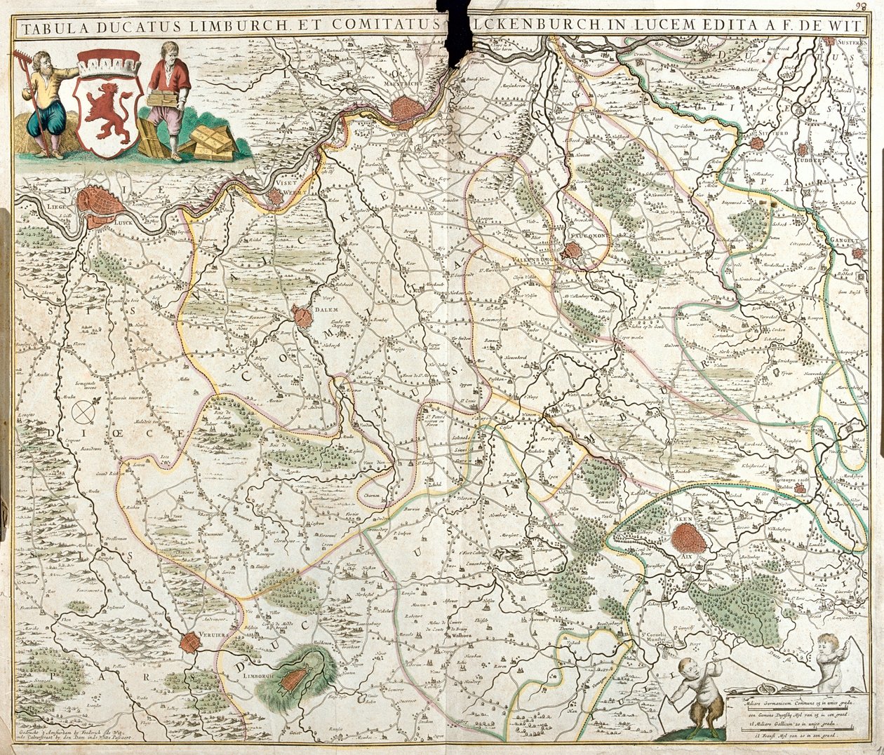 Luxemburg von Frederick de Wit
