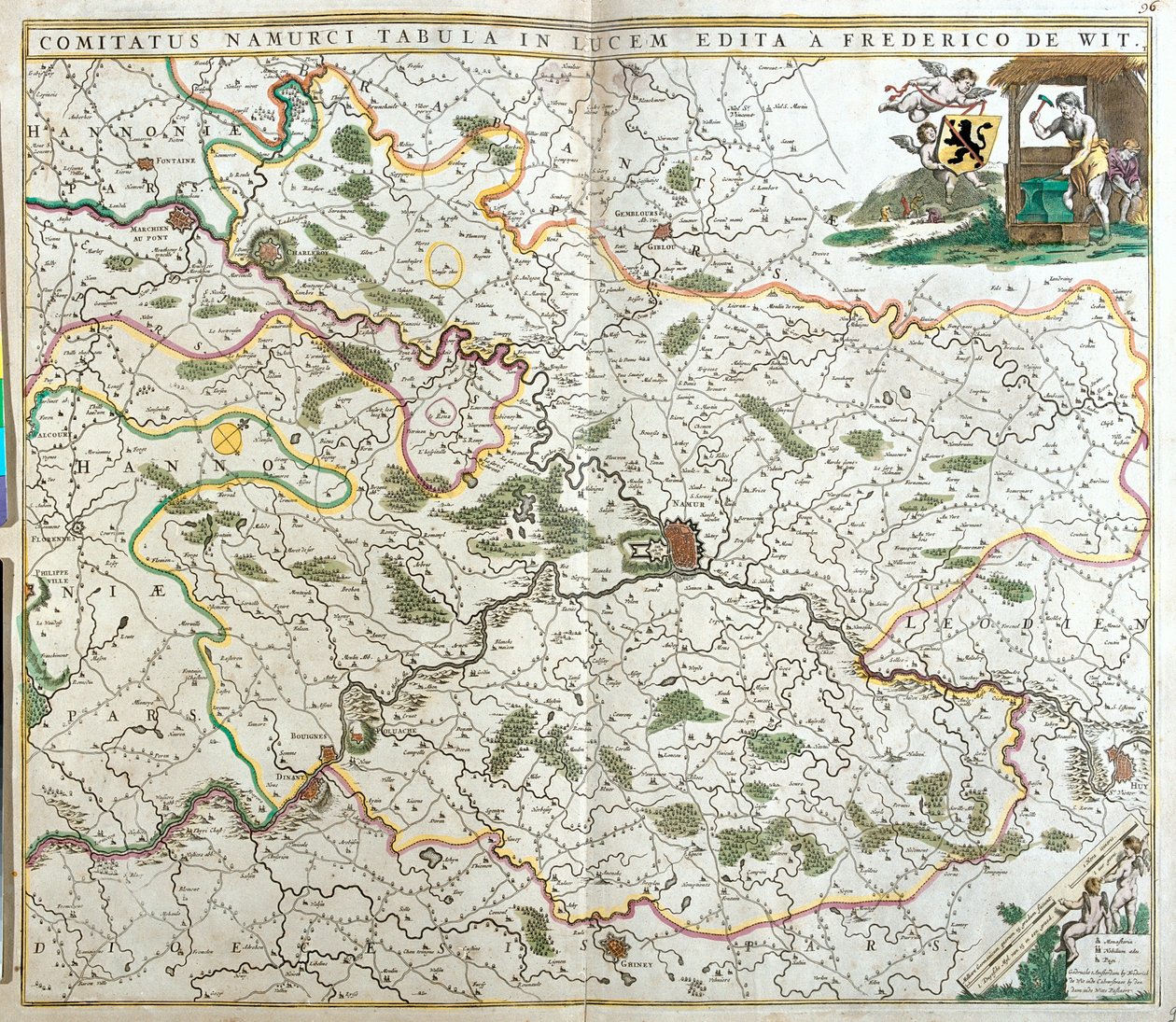 Wallonien, Belgien von Frederick de Wit