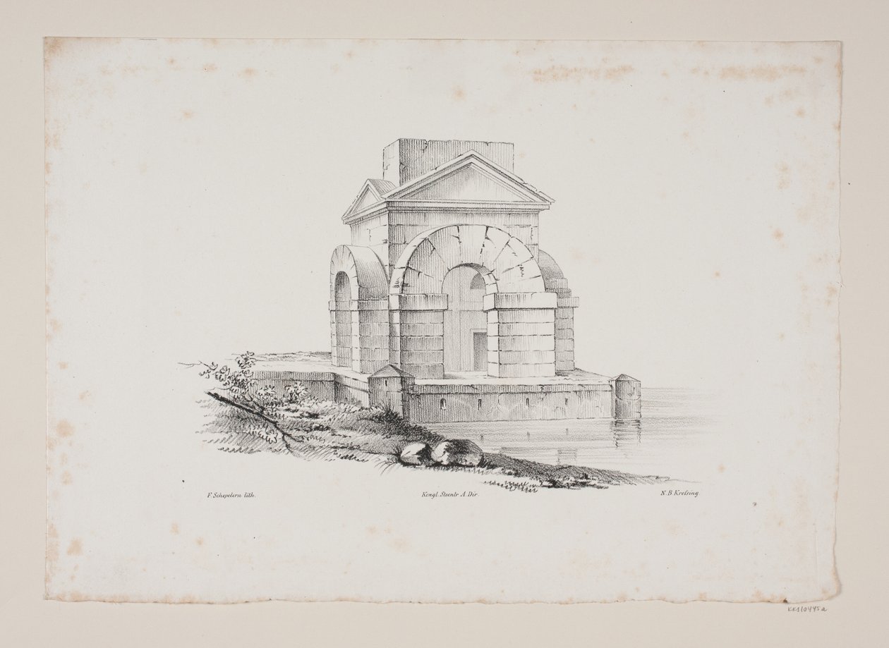 Architektonisches Motiv von Frederik Schepelern