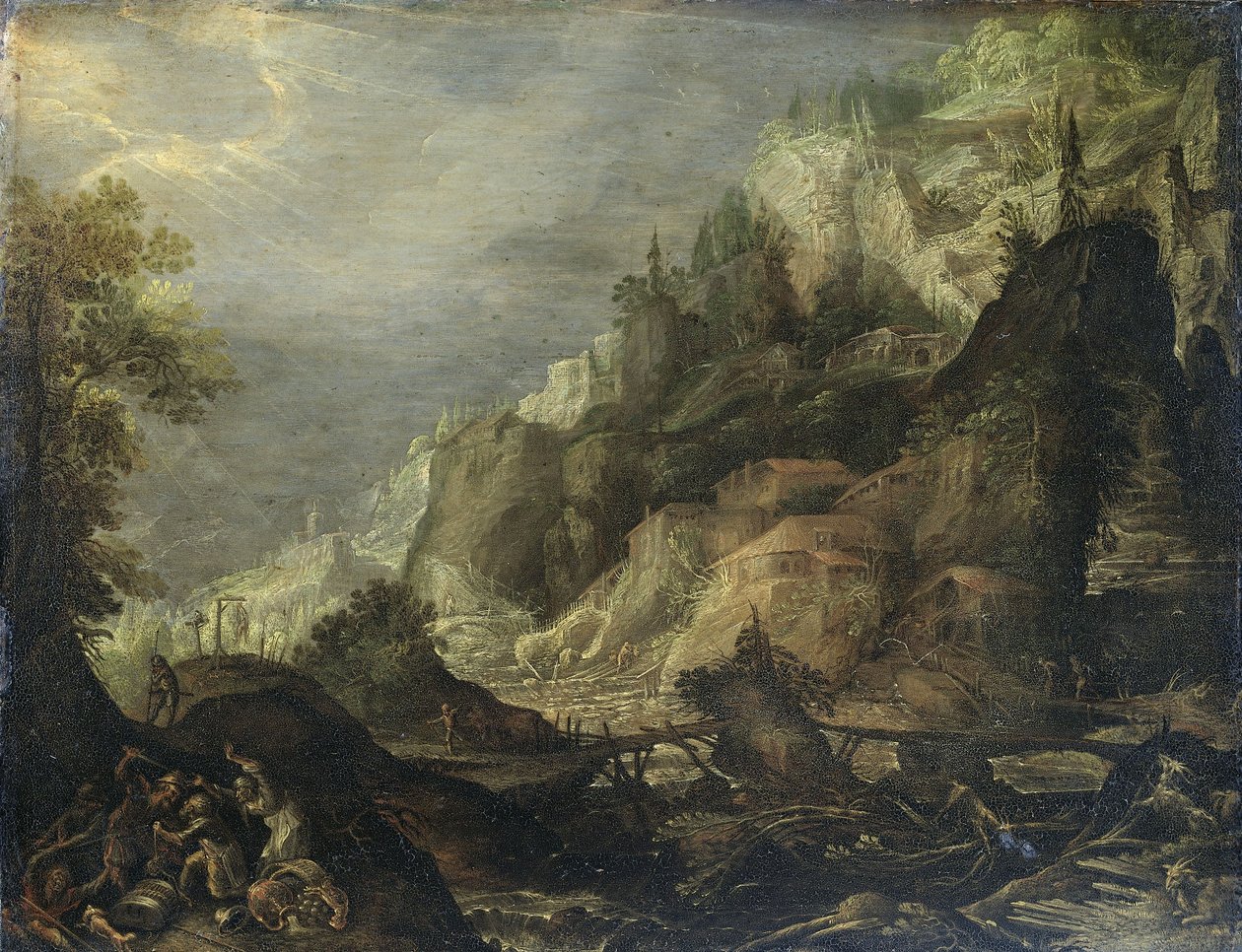 Gebirgslandschaft von Frederik van Valckenborch