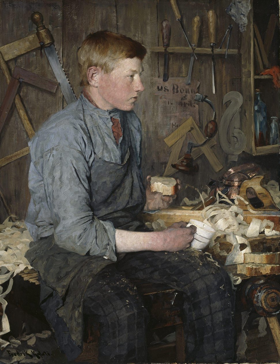 Der junge Zimmermann von Fredrik Kolstoe