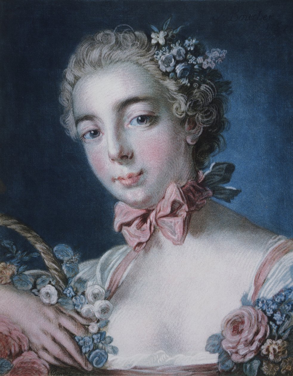 Kopf von Flora von Louis Marin Bonnet