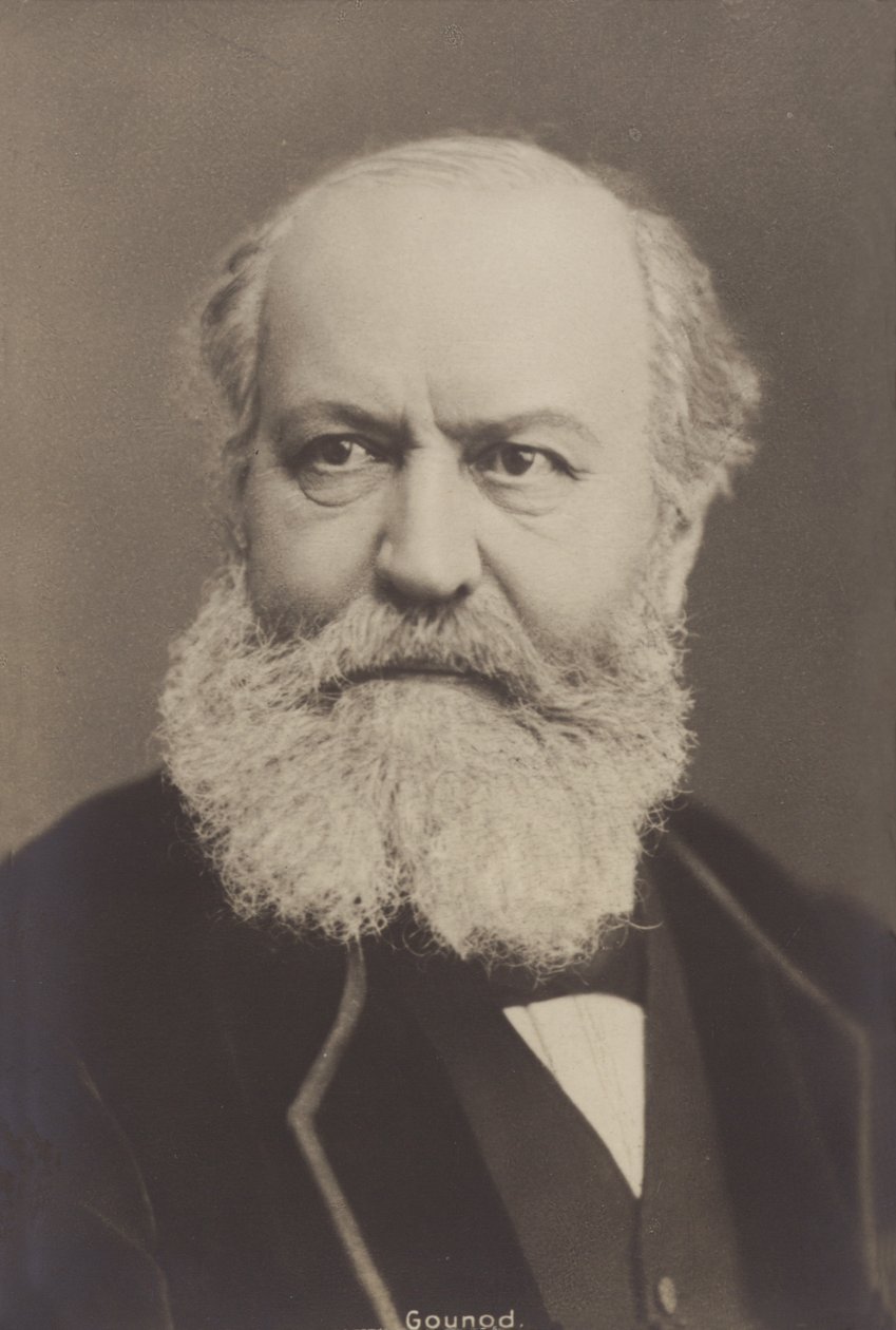 Charles Gounod, französischer Komponist (1818-1893) von French Photographer