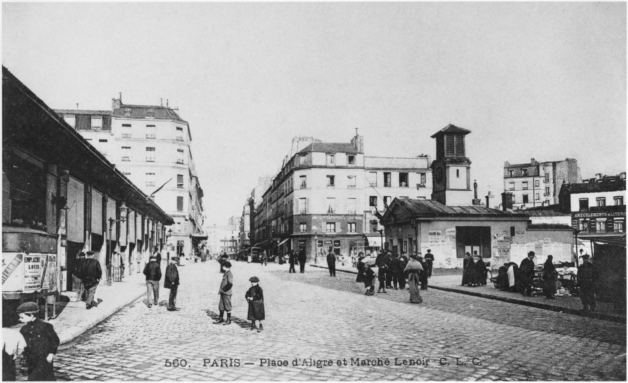 Postkarte, die den Place d