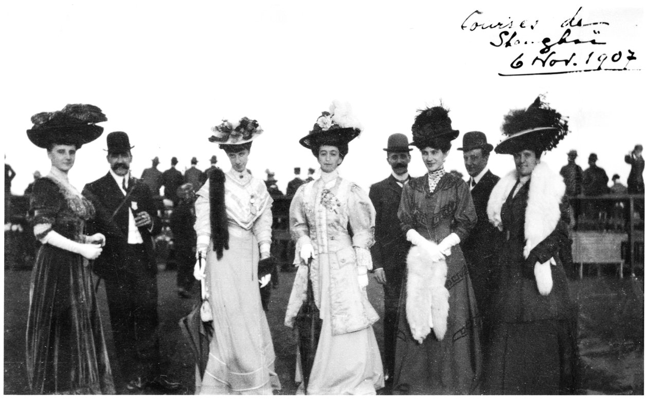 Rennen in Shanghai, China, 1907 von French Photographer