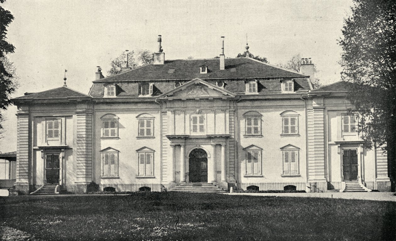 Haus von Voltaire (1694-1778) in Ferney von French Photographer
