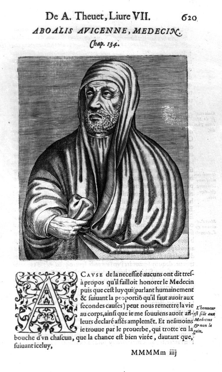 Avicenna, Illustration aus 
