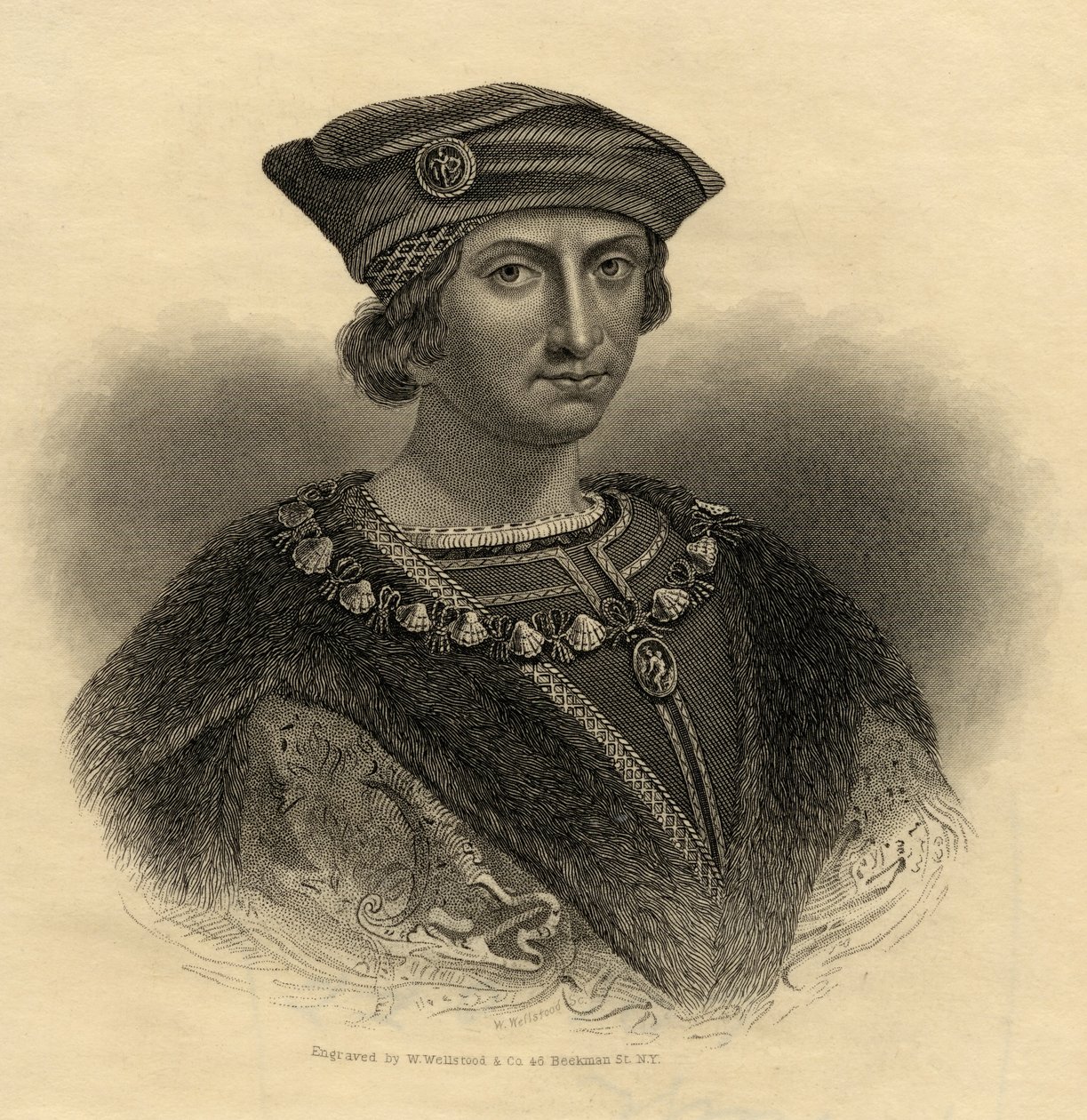 Karl VIII. (1470-98) König von Frankreich von French School