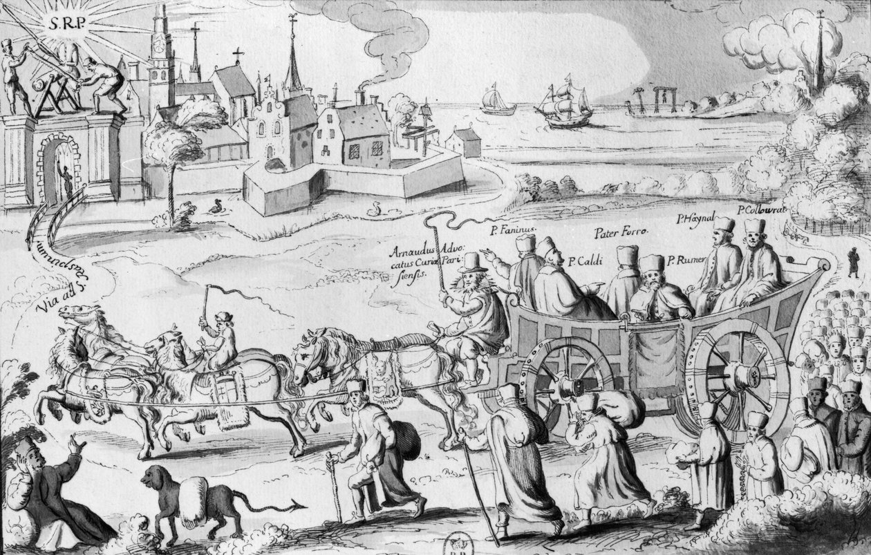 Vertreibung der Jesuiten, März 1764 von French School
