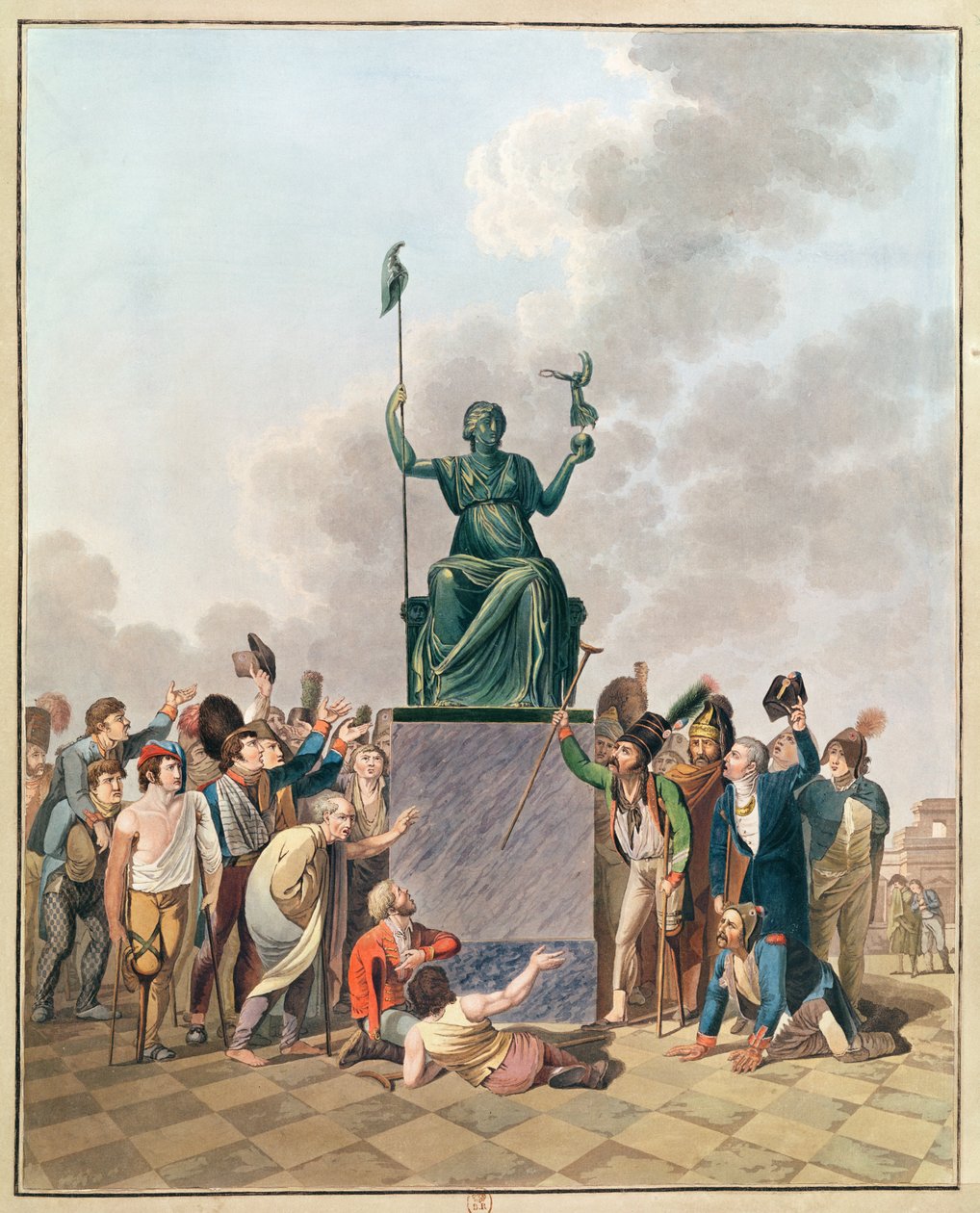 Freiheit, 10. November 1793 von French School