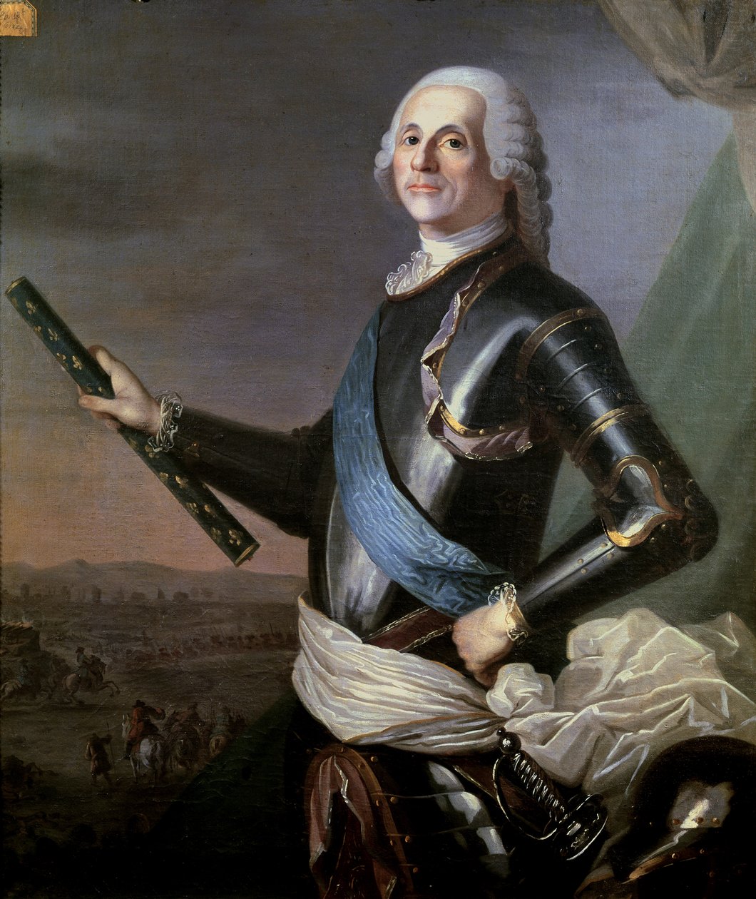 Louis Francois Armand Vignerot du Plessis (1696-1788) Herzog von Richelieu von French School