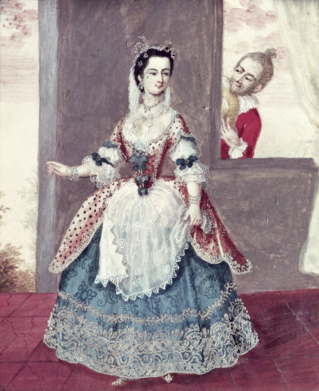 Mademoiselle Contat (1760-1813) in der Rolle der Suzanne in 