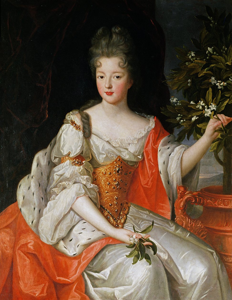 Porträt von Louise-Francoise de Bourbon (1673-1743), spätes 17. Jahrhundert von French School