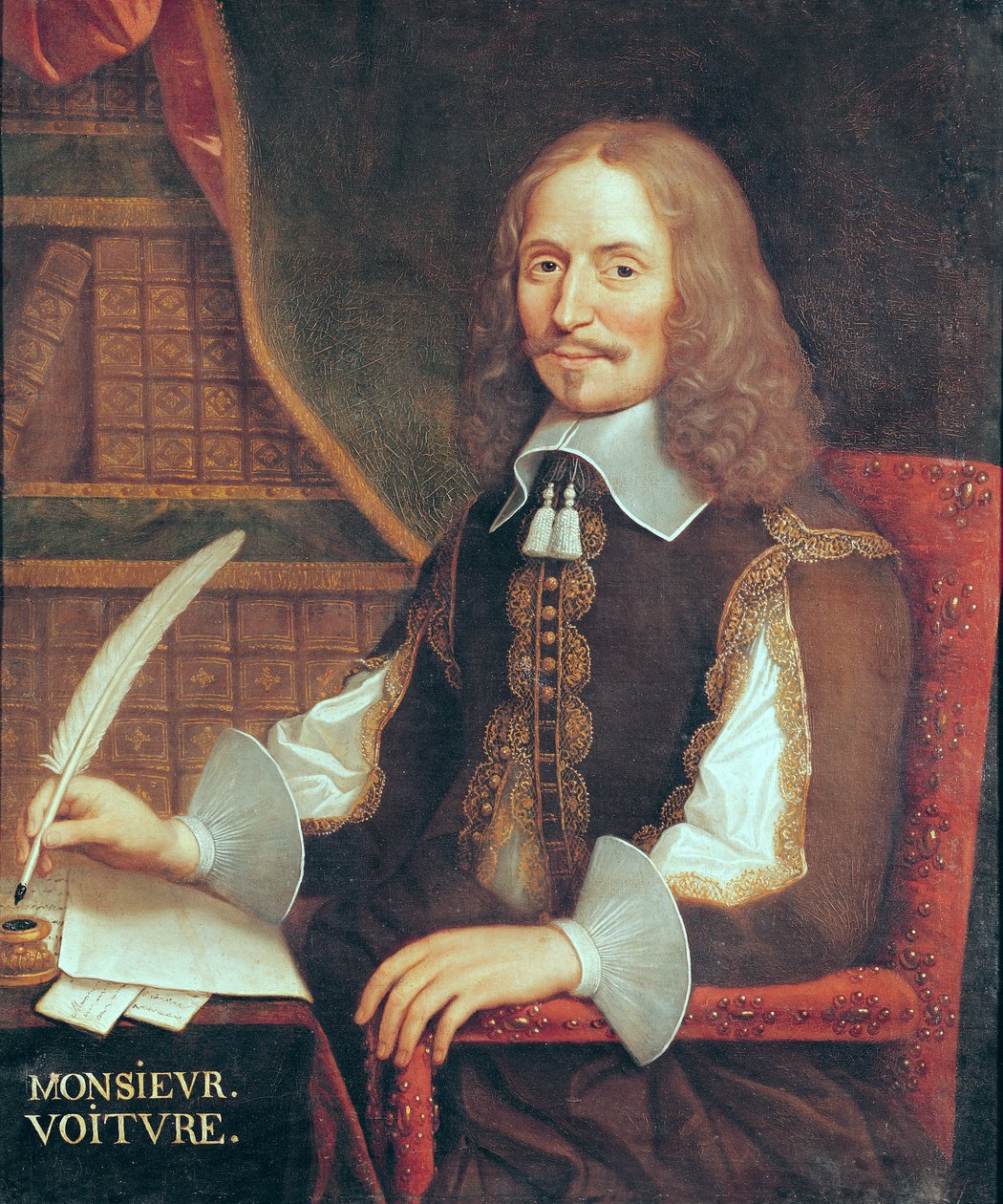 Porträt von Vincent Voiture (1598-1648) von French School