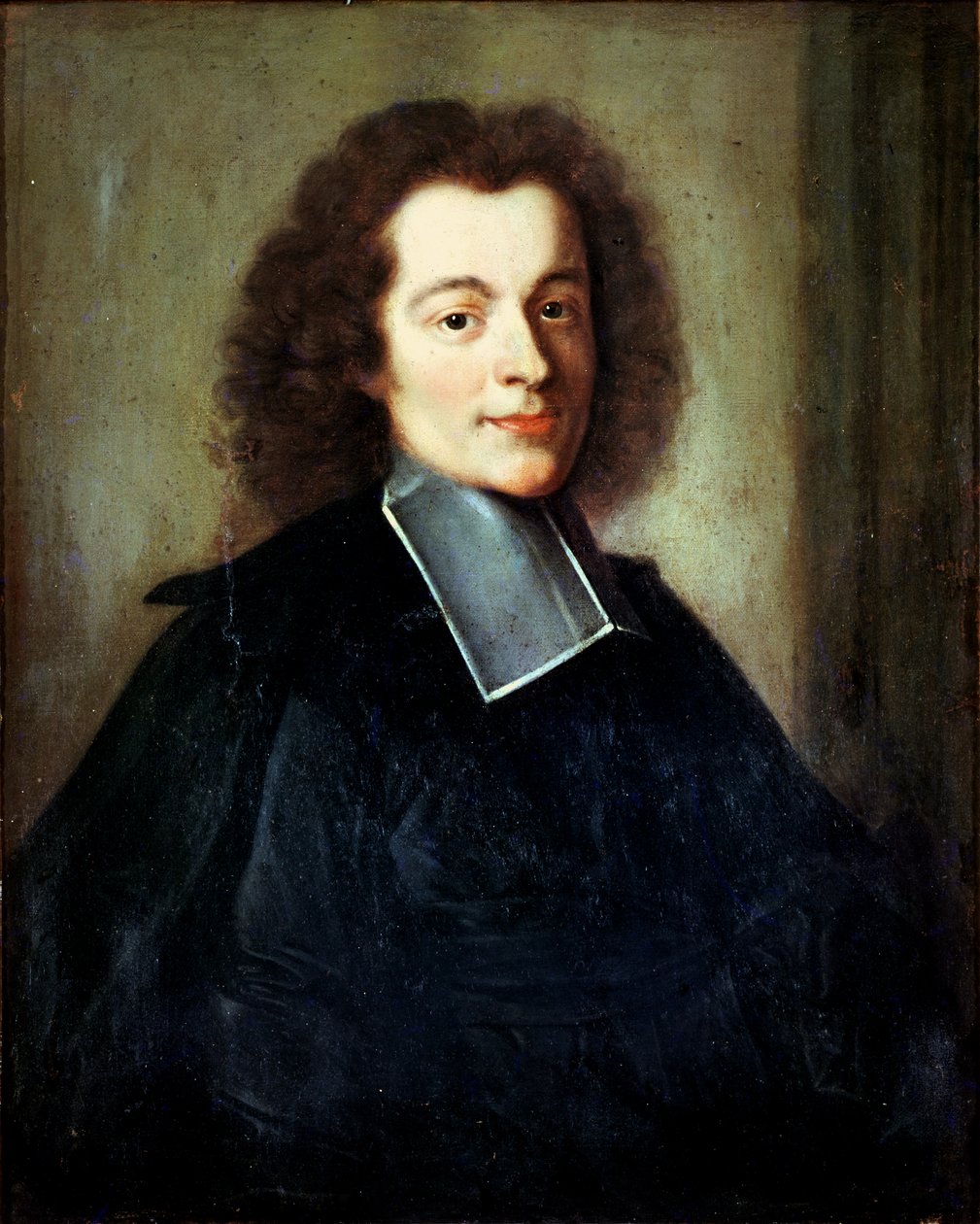 Porträt vermutlich von Voltaire (1694-1778) als junger Mann von French School