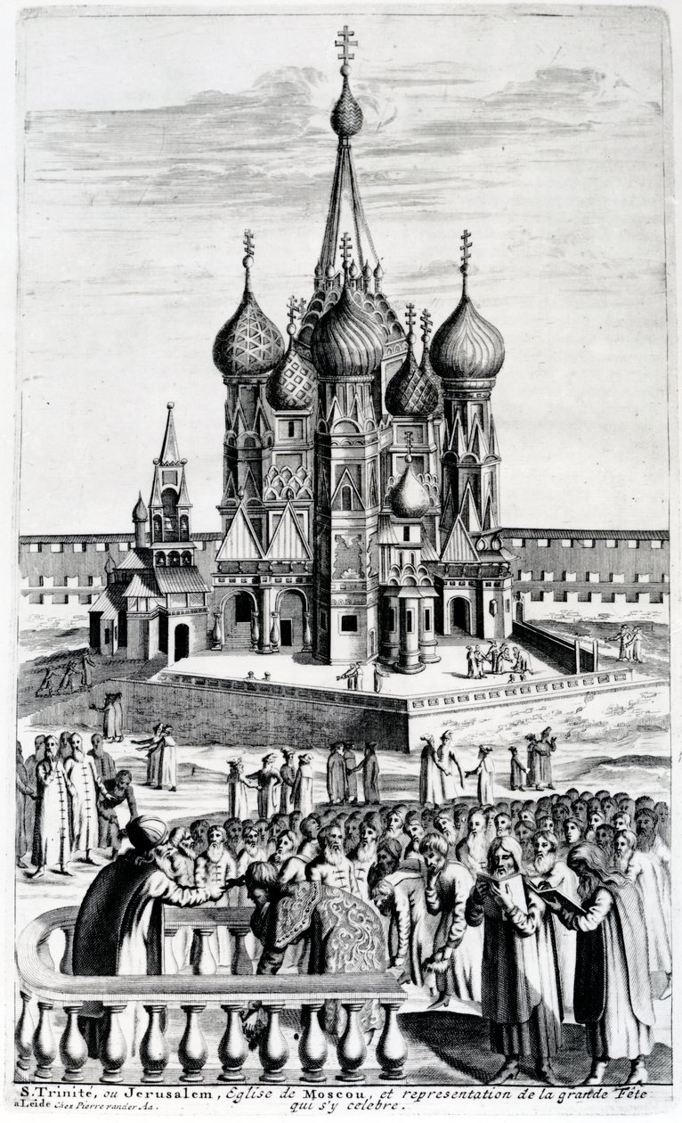 Basilius-Kathedrale, Moskau von French School