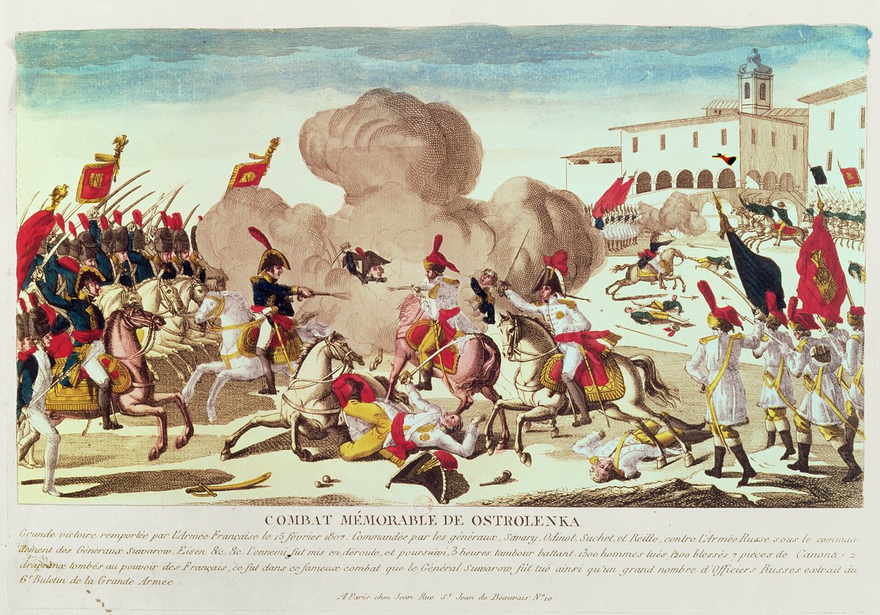 Die Schlacht von Ostrolenka, 15. Februar 1807, 1807 von French School