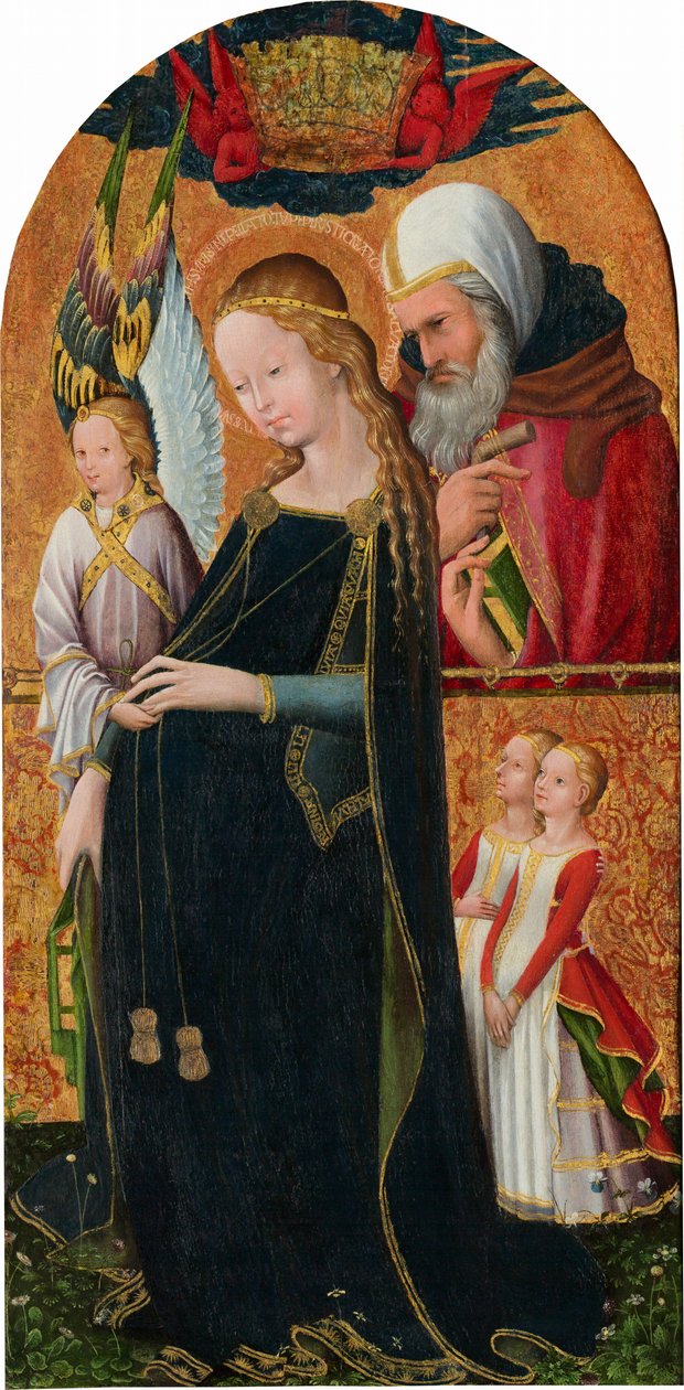 Die erwartungsvolle Madonna mit dem heiligen Josef von French 15th Century