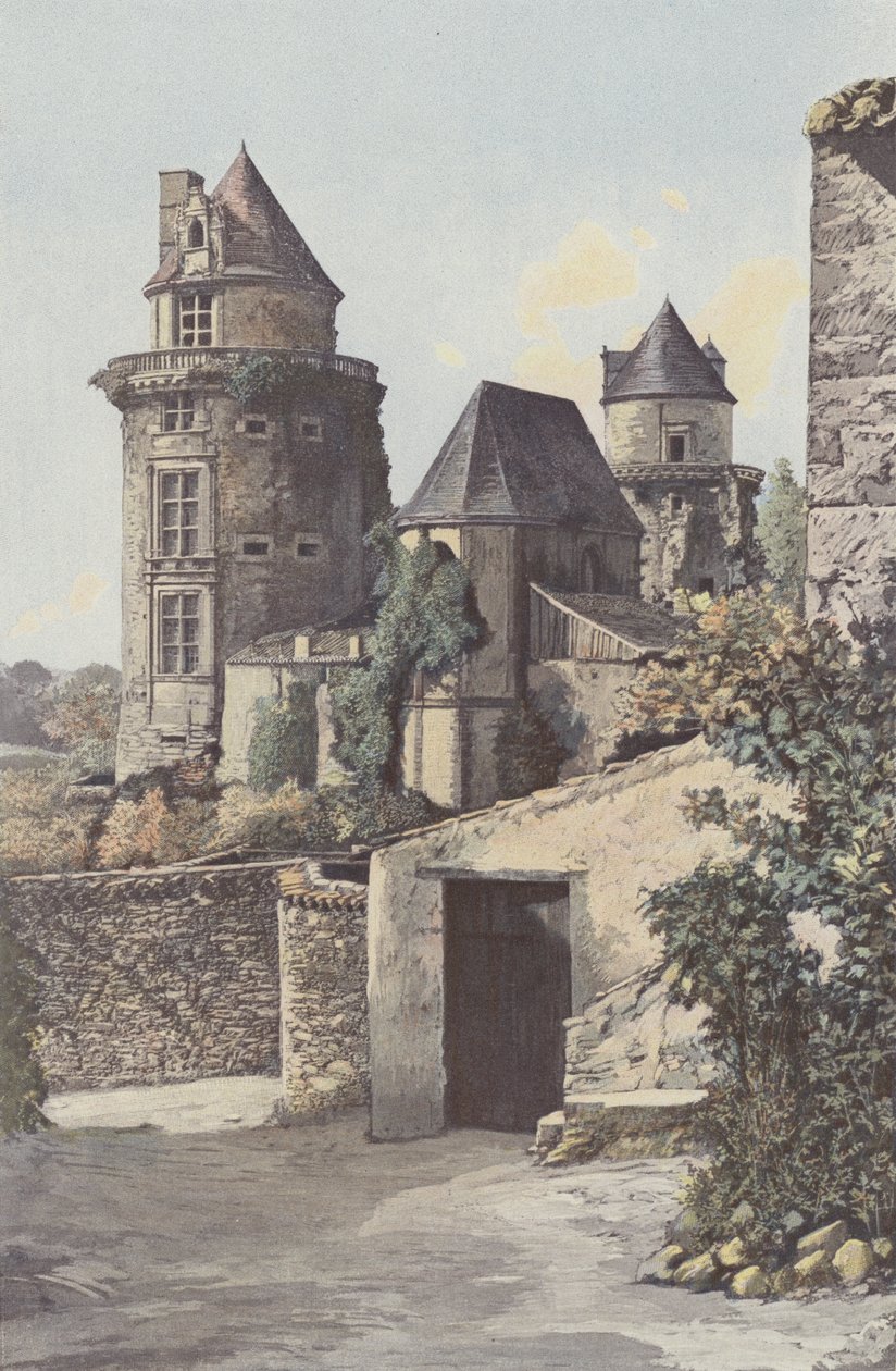 Apremont, Schloss, Eckturm und Kapelle von French Photographer