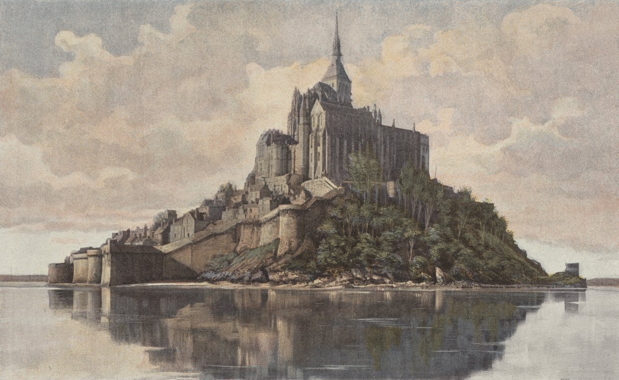 Mont Saint-Michel, Ansicht von Südost von French Photographer