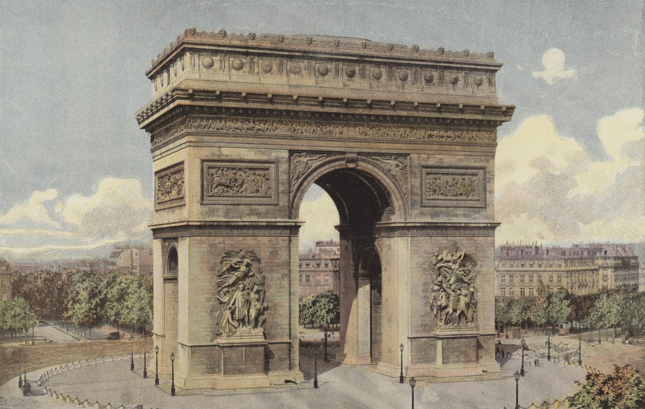 Paris, Triumphbogen am Place de l