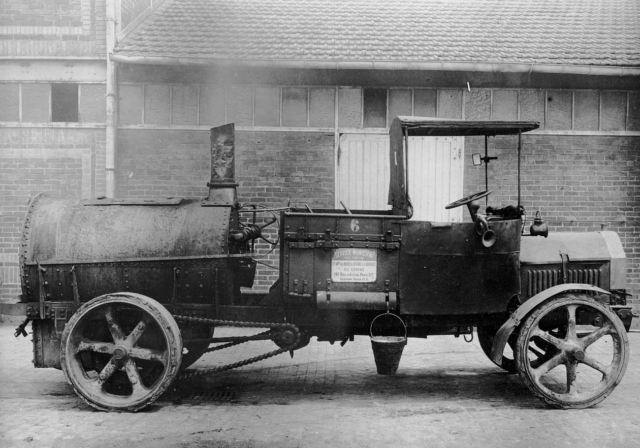 Teerwagen, ca. 1900 von French Photographer