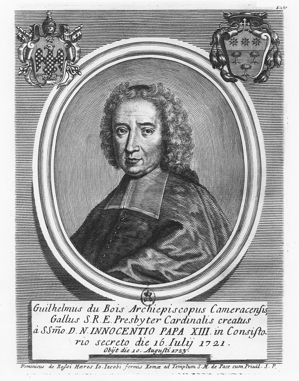 Kardinal Dubois (Gravur) von French School