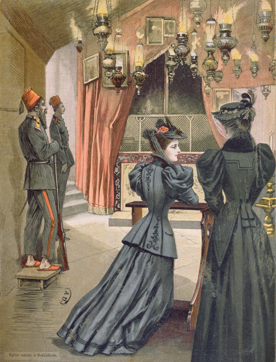 Geburtskirche, Bethlehem, 1894 von French School