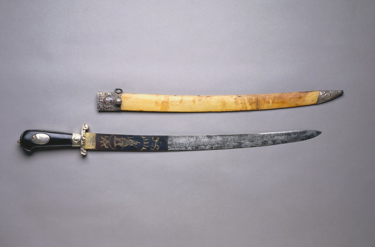 Jagdsäbel, ca. 1780 von French School
