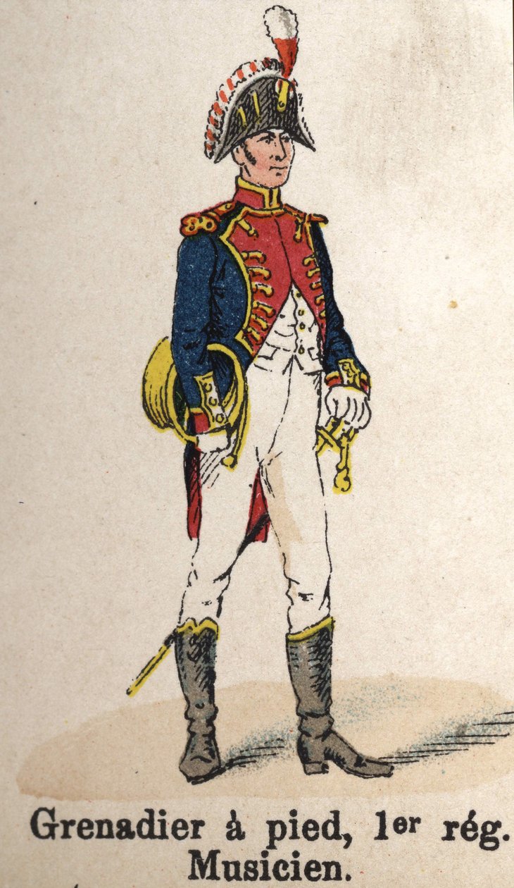 Kaiserliche Garde Napoleon I.: Grenadier zu Fuß. von French School