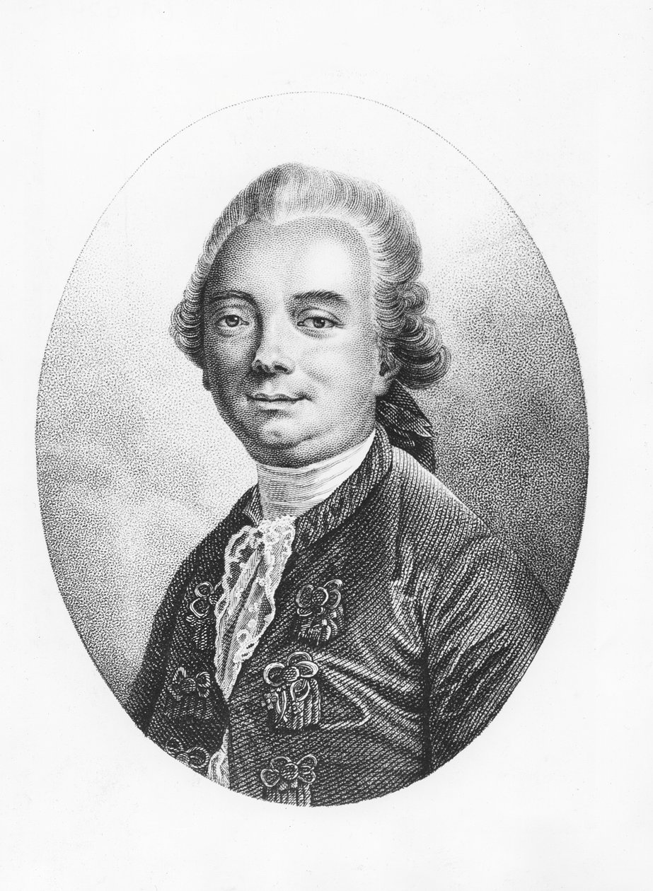 Jean-François de La Harpe (Gravur) von French School