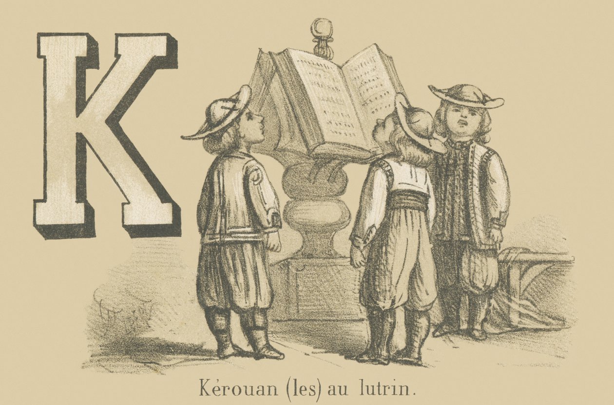 K: Kerouan (die) am Lesepult von French School
