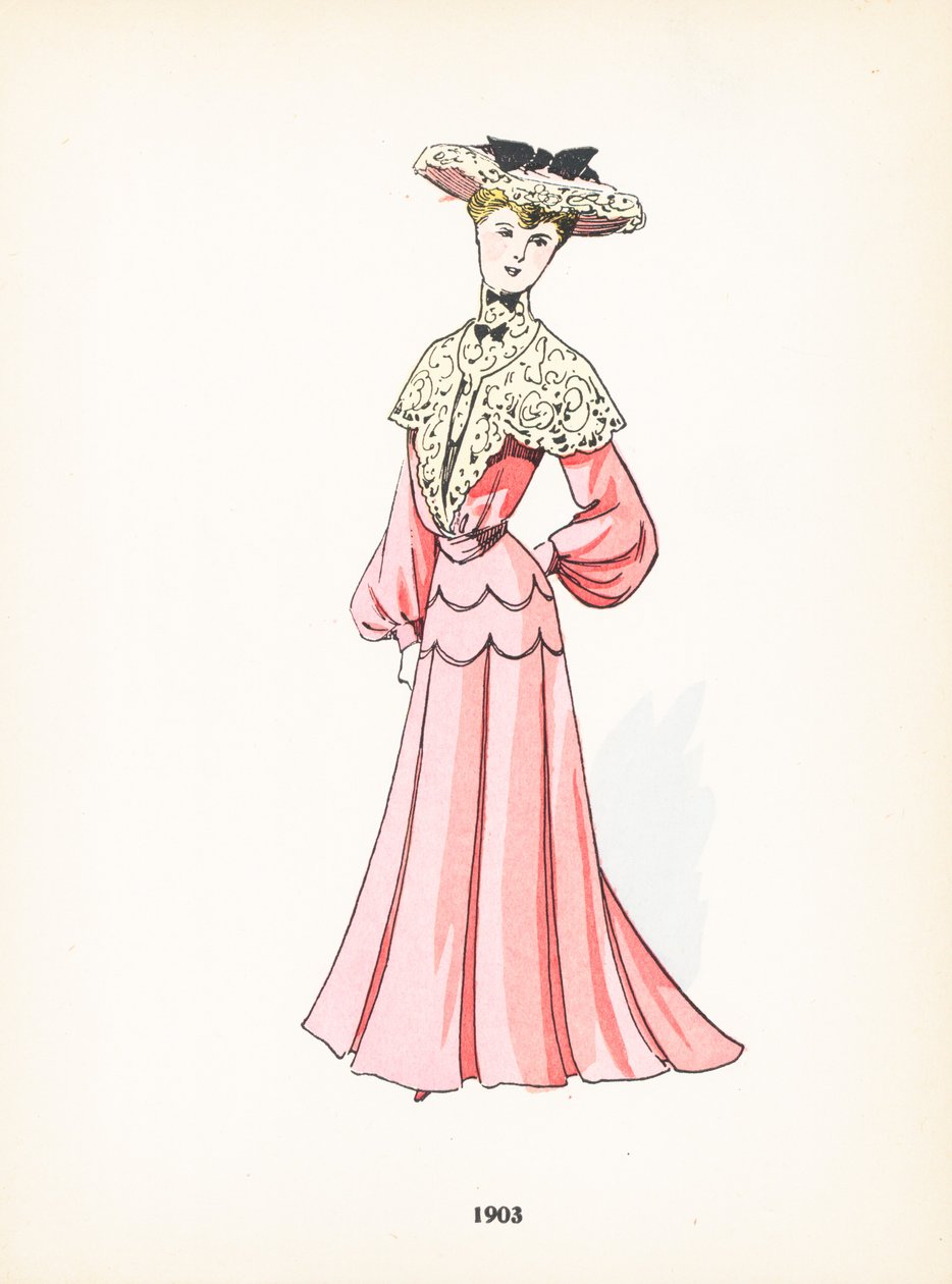 Damenmode, 1903 von French School