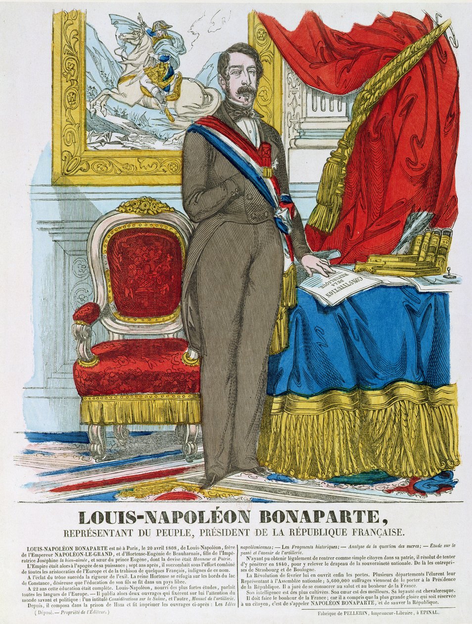 Louis-Napoleon Bonaparte (1808-73) zukünftiger Napoleon III von French School