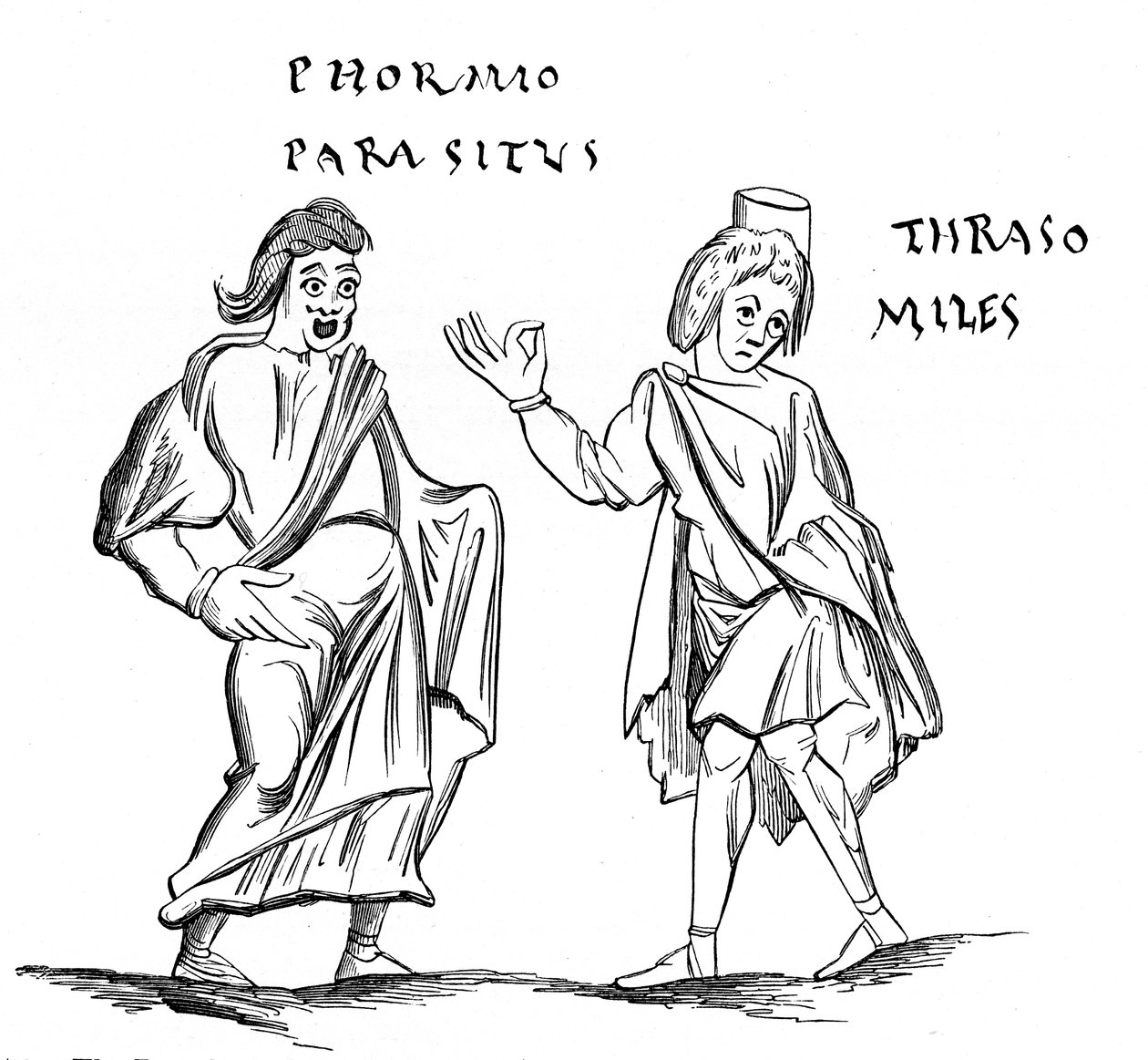 Der Parasit und der Soldat von French School