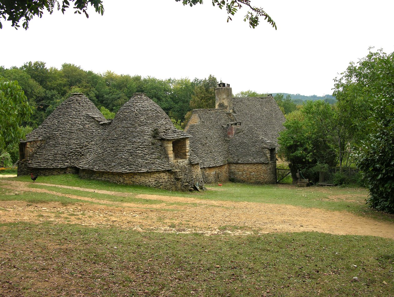 Ansicht der Cabanes de Breuil von French School